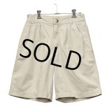 【ビンテージ】【オールドギャップ】【GAP】ギャップ 【オフホワイト】【２タック】【ショートパンツ】【短パン】【コットンショーツ】【W30】 