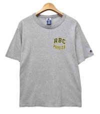 90’ｓ【ビンテージ】【チャンピオン】【RBC PHYS ED】【霜降りグレー】【Tシャツ】【サイズＭ】 