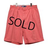 【ラルフローレン】POLO RALPH LAUREN【ピンク】【２タック】【ショートパンツ】 【短パン】【ショーツ】【W32】 