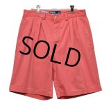 【ラルフローレン】POLO RALPH LAUREN【ピンク】【２タック】【ショートパンツ】 【短パン】【ショーツ】【W32】 