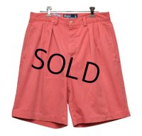 【ラルフローレン】POLO RALPH LAUREN【ピンク】【２タック】【ショートパンツ】 【短パン】【ショーツ】【W32】 