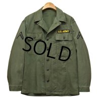 40's【ビンテージ】【米軍実物】U.S.ARMY【M-43】【HBT】【13スターボタン】【ジャケット】ユーティリティシャツ 