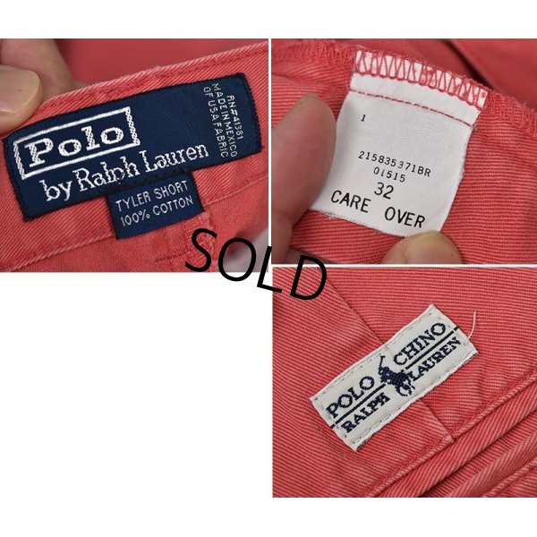 画像2: 【ラルフローレン】POLO RALPH LAUREN【ピンク】【２タック】【ショートパンツ】 【短パン】【ショーツ】【W32】 