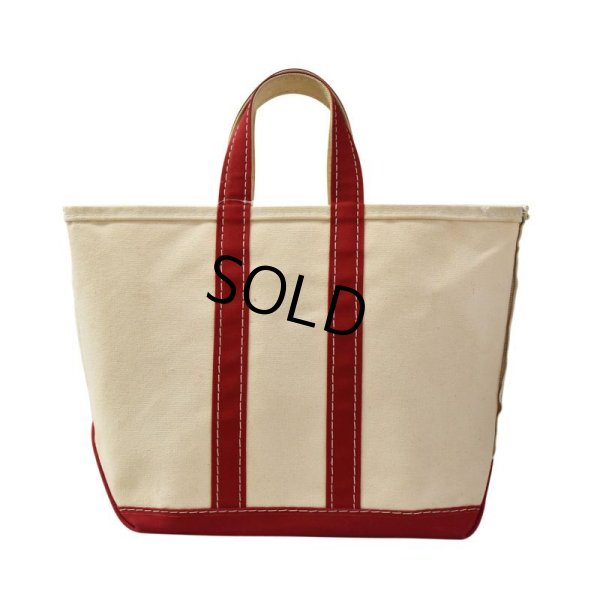 画像5: 耳付き 80's【ビンテージ】【USA製】L.L.bean【L.L.ビーン】【白×赤】【キャンバス】【トートバッグ】ビーントート 