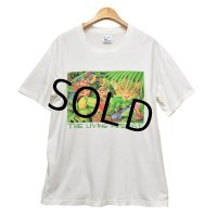 【USA製】【ビンテージ】【The living forest】【動物プリント】【白】【Tシャツ】【サイズＸＬ】 