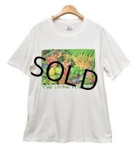 【USA製】【ビンテージ】【The living forest】【動物プリント】【白】【Tシャツ】【サイズＸＬ】 