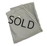 POLO RALPH LAUREN【ラルフローレン】水色【ストライプ】【シアサッカーパンツ】シアサッカースラックス【34X34】 