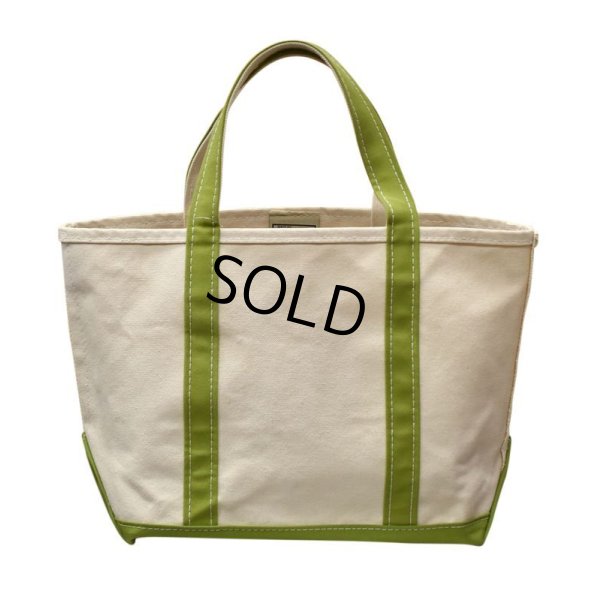 画像7: 【程度良好!!】【USA製】【ビンテージ】【L.L.bean】白ｘモスグリーン【キャンバス】【トートバッグ】【キャンパストート】 