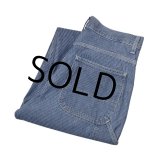 【ビンテージ】【GAP】ギャップ【ヒッコリーストライプ】【ペインターパンツ】【ワークパンツ】【34×32】 