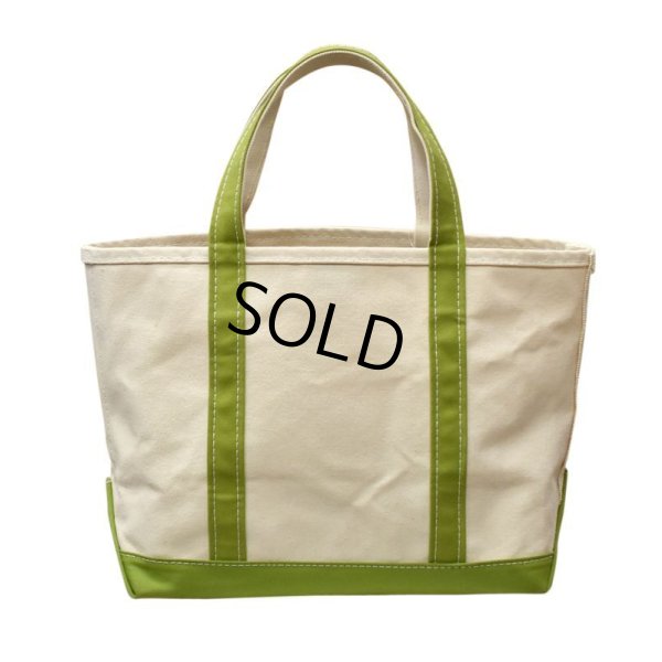 画像3: 【程度良好!!】【USA製】【ビンテージ】【L.L.bean】白ｘモスグリーン【キャンバス】【トートバッグ】【キャンパストート】 