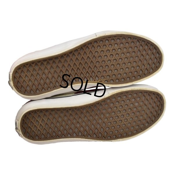 画像5: 【バンズ】VANS【エンジ×オフホワイト】スエード【オーセンティック】【27.5cm】
