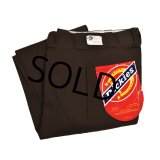 【デッドストック】USA製【ビンテージ】【ディッキーズ】【Dickies】【ブラウン・茶色】【ワークパンツ】【29×32】 