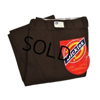 【デッドストック】USA製【ビンテージ】【ディッキーズ】【Dickies】【ブラウン・茶色】【ワークパンツ】【29×32】 