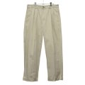 【トミーヒルフィガー】【ベージュ】【２タックスラックス】【コットンパンツ】【34X30】 