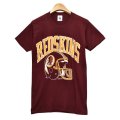 80's~【USA製】【ビンテージ】NFL ワシントン・レッドスキンズ【エンジ】【Tシャツ】【サイズＭ】 