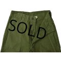 60's【米軍実物】ビンテージ【U.S.ARMY】【平ボタン】ベイカーパンツ【ユーティリティパンツ】【OG107】【30X33】 