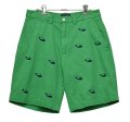 【ラルフローレン】POLO RALPH LAUREN【緑】【クジラ刺繍入り】【ショートパンツ】 【短パン】【ショーツ】【W30】 