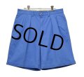 【ラルフローレン】【水色】【２タック】【ショートパンツ】 【短パン】【ショーツ】【W３３】 