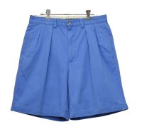 【ラルフローレン】【水色】【２タック】【ショートパンツ】 【短パン】【ショーツ】【W３３】 