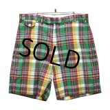 【ラルフローレン】【マドラスチェック】【ショートパンツ】 【短パン】【ショーツ】【W33】 