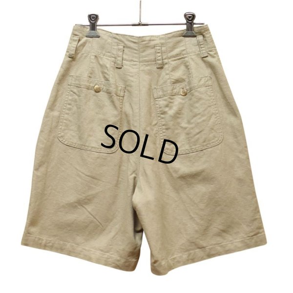 画像3: ビンテージ【Eddie Bauer】エディーバウアー 【ベージュ】【リネンコットンショーツ】【レディース古着】【短パン】【size4】