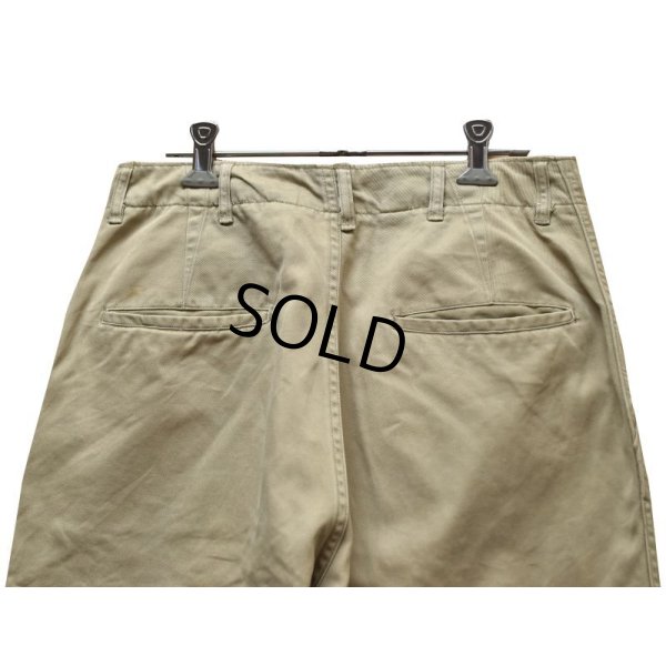画像6: 【50's】【ビンテージ】U.S.ARMY【米軍実物】ダブルステッチ【45カーキ】45カーキ【チノパンツ】【30X33】