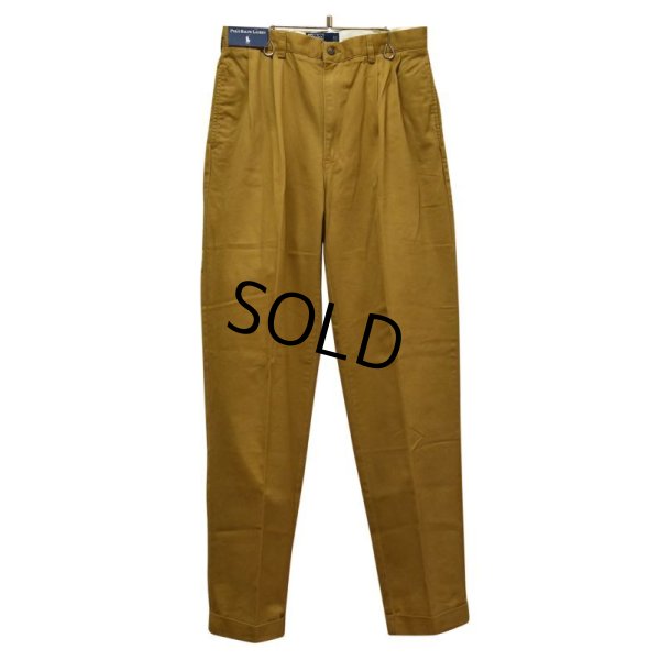 画像3: 【新品未使用】【ラルフローレン】POLO RALPH LAUREN【マスタード】HAMMOND PANTS【２タック】【コットンパンツ】【34×34】 