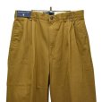 画像1: 【新品未使用】【ラルフローレン】POLO RALPH LAUREN【マスタード】HAMMOND PANTS【２タック】【コットンパンツ】【34×34】<br> (1)