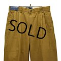 【新品未使用】【ラルフローレン】POLO RALPH LAUREN【マスタード】HAMMOND PANTS【２タック】【コットンパンツ】【34×34】 