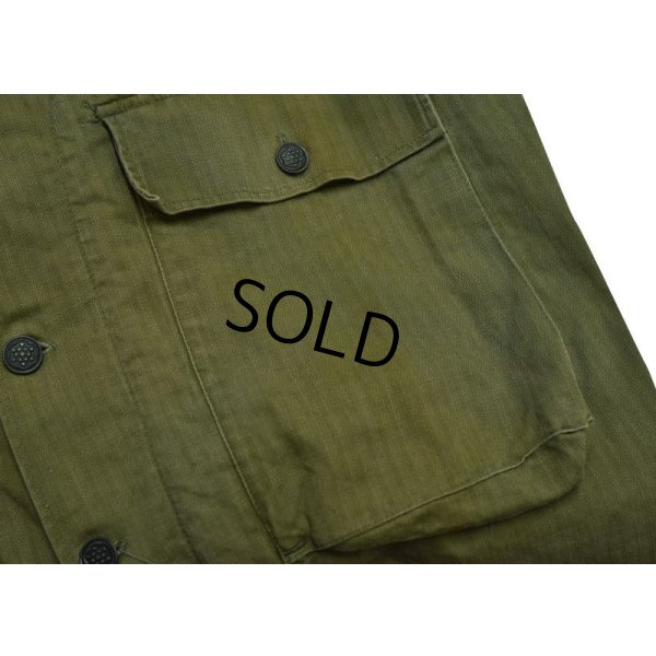 画像5: 【40's】【ビンテージ】米軍実物【M-43】【13スターボタン】【HBT】ジャケット【カバーオール】【38R】 