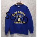 90's【USA製】【ビンテージ】【LEE】リー【blue devils champion】【青】【スウェット】【サイズXＸＬ】 
