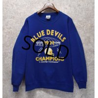 90's【USA製】【ビンテージ】【LEE】リー【blue devils champion】【青】【スウェット】【サイズXＸＬ】 