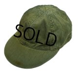 40's【ビンテージ】米軍実物【U.S.NAVY】【USN】【N-3】【HBTキャップ】サイズ 7 1/4【57ｃｍ程度】 