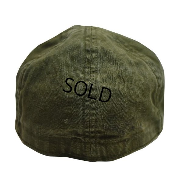 画像6: 40's【ビンテージ】米軍実物【U.S.NAVY】【USN】【N-3】【HBTキャップ】サイズ 7 1/4【57cm程度】