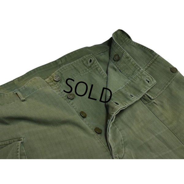 画像5: 40's【ビンテージ】【米軍実物】U.S.ARMY【M43】13スターボタン【HBTパンツ】【W36程度】