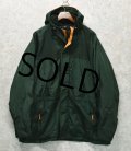 【ビンテージ】【ＧＡＰ】オールドギャップ【深緑×オレンジ】【ナイロン】【フルジップパーカー】マウンテンパーカー【サイズＬ】 
