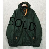 【ビンテージ】【ＧＡＰ】オールドギャップ【深緑×オレンジ】【ナイロン】【フルジップパーカー】マウンテンパーカー【サイズＬ】 