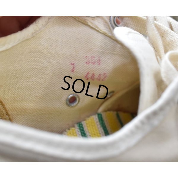 画像7: 70's【ビンテージ】【USA製】【サイドステッチ】【キャンバススニーカー】【25cm程度】 