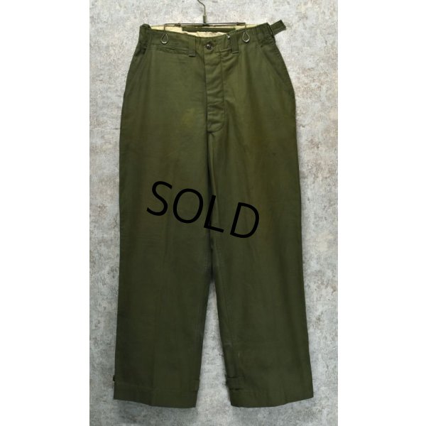 画像4: 【40s】【ビンテージ】米軍実物【U.S.ARMY】【M-43】コットン【フィールドパンツ】【30x30】