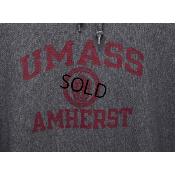 画像3: 【チャンピオン】【リバースウィーブ】【チャコールグレー】【UMASS AMHERST】マサチューセッツ大学【カレッジパーカー】【サイズＬ】 