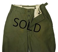 【40s】【ビンテージ】米軍実物【U.S.ARMY】【M-43】コットン【フィールドパンツ】【30ｘ30】 