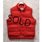 【ビンテージ】【L.L.bean】【L.L.ビーン】赤【ダウンベスト】【サイズＬ】 