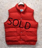【ビンテージ】【L.L.bean】【L.L.ビーン】赤【ダウンベスト】【サイズＬ】 