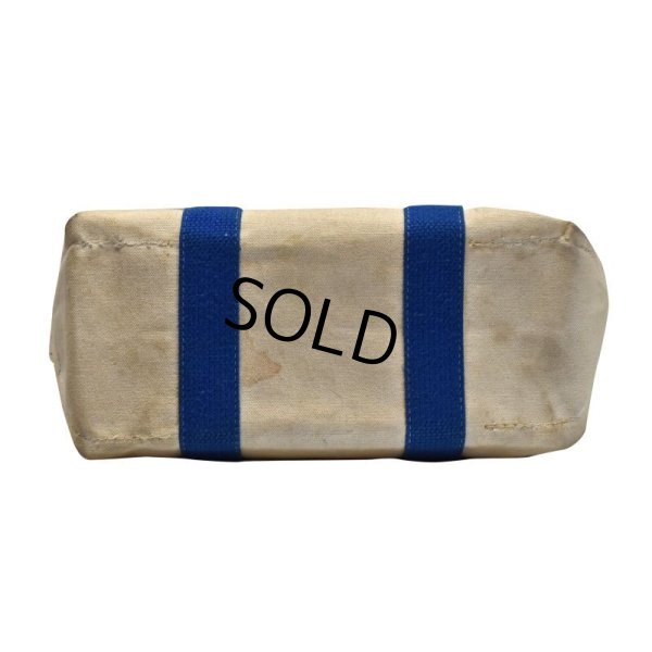 画像5: 【ビンテージ】【L.L.bean】【L.L.ビーン】【白×青】【レザーハンドル】【キャンバストートバッグ】 