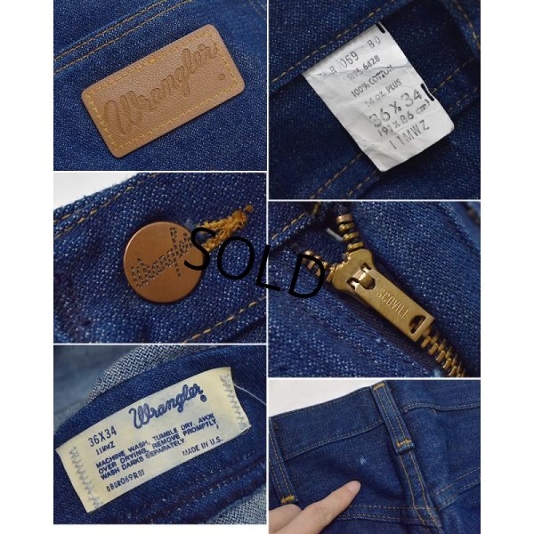 画像3: 程度良好【USA製】ビンテージ【ラングラー】【wrangler】【11MWZ】【デニムパンツ】【W36】