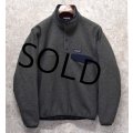 【パタゴニア】patagonia【グレー×紺】シンチラフリース【スナップＴ】プルオーバー 25580【サイズＸＳ】 
