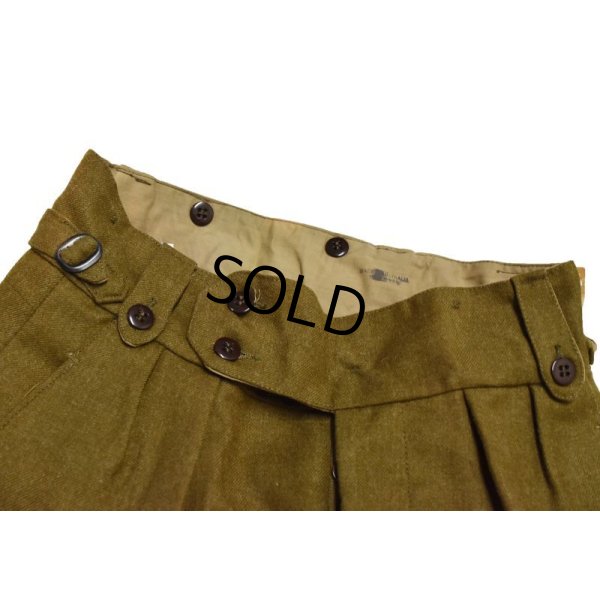 画像5: 程度良好！【ビンテージ】【オーストラリア軍】【ブラウン】バトルドレス【ウールトラウザーズ】グルカパンツ【W31-32】 