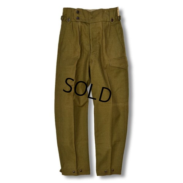 画像4: 程度良好！【ビンテージ】【オーストラリア軍】【ブラウン】バトルドレス【ウールトラウザーズ】グルカパンツ【W31-32】 