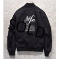 【デッドストック】【USA製】90's【ビンテージ】【AUBURN sportswear】【黒】【National Symphony Orchestra】【ブルゾン】【サイズＭ】 