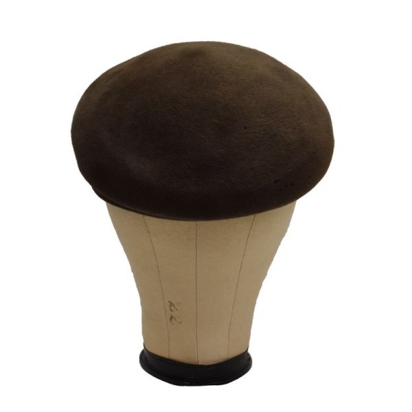 画像6: イタリー製【ビンテージ】【Macy's New York】【ブラウン】【ベレー帽】【7 1/8】【５7.５ｃｍ程度】 